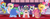 Size: 1005x388 | Tagged: safe, artist:selenaede, artist:user15432, artist:zacatron94, applejack, fluttershy, pinkie pie, rainbow dash, rarity, twilight sparkle, alicorn, earth pony, pegasus, pony, unicorn, g4, applejack also dresses in style, applejack's first gala dress, applejack's hat, base used, bayonetta, bayonetta (character), blue dress, boots, canterlot, clothes, cowboy hat, crossover, crown, dress, ear piercing, earring, fluttershy also dresses in style, fluttershy's first gala dress, formal wear, gala dress, glasses, gloves, gown, grand galloping gala, green dress, hat, high heel boots, high heels, horn, jewelry, looking at you, mane six, necklace, open mouth, open smile, piercing, pink dress, pinkie pie also dresses in style, pinkie pie's first gala dress, ponified, rainbow dash always dresses in style, rainbow dash's first gala dress, rainbow dress, rarity always dresses in style, rarity's first gala dress, regalia, shoes, smiling, smiling at you, twilight sparkle (alicorn), twilight sparkle always dresses in style, twilight sparkle's first gala dress