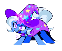 Size: 1200x1000 | Tagged: safe, artist:newyork_1207, trixie, pony, unicorn, g4, cute, diatrixes, female, horn, mare, simple background, solo, white background