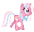 Size: 92x86 | Tagged: safe, artist:jaye, clear sky, pony, unicorn, g4, animated, desktop ponies, female, horn, mare, pixel art, simple background, solo, sprite, transparent background, trotting