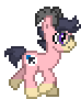 Size: 74x90 | Tagged: safe, artist:jaye, oc, oc only, oc:anchor point, pony, g4, animated, desktop ponies, pixel art, simple background, solo, sprite, transparent background, trotting