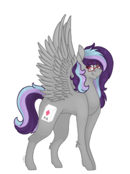 Size: 960x1280 | Tagged: safe, artist:pixelberrry, oc, oc only, oc:sketchy howl, pegasus, pony, female, glasses, mare, simple background, solo, transparent background