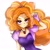 Size: 1280x1280 | Tagged: safe, artist:pulse, adagio dazzle, human, equestria girls, g4, :i, breasts, busty adagio dazzle, cleavage, clothes, eyebrows, eyebrows visible through hair, female, fingerless gloves, gem, gloves, lidded eyes, looking at you, simple background, siren gem, solo, white background