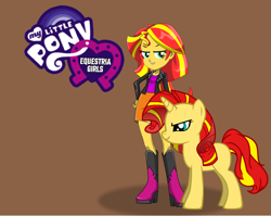 Size: 806x640 | Tagged: safe, sunset shimmer, human, pony, unicorn, equestria girls, g4, my little pony equestria girls, female, horn, solo