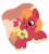 Size: 1801x2000 | Tagged: safe, artist:amynewblue, apple bloom, big macintosh, earth pony, pony, g4, apple bloom riding big macintosh, brother and sister, female, filly, foal, male, siblings, simple background, sleeping, stallion, white background