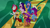 Size: 3300x1839 | Tagged: safe, screencap, hitch trailblazer, izzy moonbow, misty brightdawn, pipp petals, sparky sparkeroni, sunny starscout, zipp storm, buried in a good book, g5, my little pony: tell your tale, spoiler:g5, spoiler:my little pony: tell your tale, spoiler:tyts02e10, bunny ears, little red riding hood, mane five, mane six (g5), the frog prince, the little mermaid