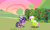 Size: 4895x2889 | Tagged: safe, artist:ncolque, screencap, oc, oc:shy-gamer motion, oc:twirling mist, dracony, dragon, hybrid, pegasus, pony, g4, apple, apple tree, dragon hybrid, female, fence, filly, foal, sweet apple acres, tree