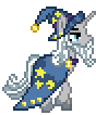 Size: 88x106 | Tagged: safe, artist:jaye, star swirl the bearded, pony, g4, animated, desktop ponies, pixel art, simple background, solo, sprite, transparent background, trotting