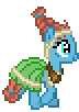 Size: 72x102 | Tagged: safe, artist:jaye, meadowbrook, earth pony, pony, g4, animated, desktop ponies, female, mare, pixel art, simple background, solo, sprite, transparent background, trotting