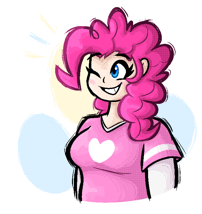 3346712 Safe Artistdaze Pinkie Pie Human G4 Female Humanized Solo Derpibooru 6429