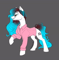 Size: 2941x2994 | Tagged: safe, artist:dragonfoxgirl, oc, oc only, earth pony, pony, collarbone, concave belly, slender, solo, thin