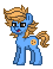 Size: 180x232 | Tagged: safe, oc, oc:blue cookie, earth pony, pony, pony town, animated, earth pony oc, gif, male, simple background, sleepy, solo, stallion, yawn
