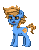 Size: 180x232 | Tagged: safe, oc, oc only, oc:blue cookie, earth pony, pony, pony town, animated, earth pony oc, gif, male, simple background, sleepy, solo, stallion, transparent background, yawn