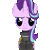 Size: 600x600 | Tagged: safe, artist:.derpy., starlight glimmer, alicorn, animated, helldivers, helldivers 2, salute, show accurate, simple background, sitting, solo, transparent background