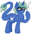 Size: 94x96 | Tagged: safe, artist:novaspark, derpibooru exclusive, oc, oc only, oc:nova spark, monster pony, original species, tatzlpony, april fools, april fools 2024, female, pixel art, simple background, solo, transparent background