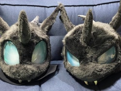 Size: 1200x900 | Tagged: safe, artist:sc_raiha, changeling, bust, fursuit, irl, photo, teeth