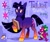 Size: 3000x2500 | Tagged: safe, artist:cracklewink, part of a set, spike, twilight sparkle, dragon, earth pony, pony, g4, abstract background, alternate color palette, alternate cutie mark, alternate design, alternate eye color, alternate hair color, alternate tail color, beanbrows, black mane, black tail, book, colored hooves, colored horn, duo, duo male and female, earth pony twilight, eyebrows, eyelashes, female, frills, frown, glasses, gradient legs, green eyes, green text, high res, hoof hold, horn, long mane, male, mare, purple coat, purple scales, purple text, race swap, raised arm, redesign, shadow, shiny hooves, shiny mane, shiny tail, slit pupils, smiling, solo focus, species swap, square glasses, starry eyes, starry legs, straight mane, straight tail, tail, text, wingding eyes, yellow eyes