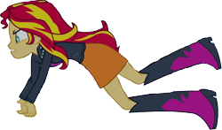 Size: 1207x710 | Tagged: safe, artist:evilasio, edit, edited screencap, screencap, sunset shimmer, equestria girls, g4, my little pony equestria girls, background removed, not a vector, simple background, solo, transparent background