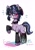 Size: 1240x1754 | Tagged: safe, artist:jully-park, oc, oc only, oc:gera garcia, pony, unicorn, horn, simple background, white background