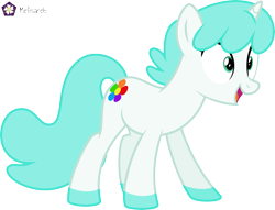 Size: 5243x4000 | Tagged: safe, alternate version, artist:melisareb, pony, unicorn, .svg available, absurd resolution, craftycorn, crossover, female, horn, mare, open mouth, poppy playtime, shrunken pupils, simple background, smiling critters, solo, transparent background, vector