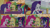 Size: 2000x1125 | Tagged: safe, edit, edited screencap, editor:quoterific, screencap, applejack, pinkie pie, rainbow dash, rarity, sci-twi, twilight sparkle, human, equestria girls, equestria girls specials, g4, my little pony equestria girls: better together, my little pony equestria girls: rollercoaster of friendship, female