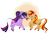 Size: 1500x1050 | Tagged: safe, artist:housho, sci-twi, sunset shimmer, twilight sparkle, classical unicorn, pony, unicorn, equestria girls, g4, blushing, boop, cloven hooves, equestria girls ponified, female, horn, leonine tail, lesbian, looking at each other, looking at someone, noseboop, ponified, ship:sci-twishimmer, ship:sunsetsparkle, shipping, simple background, tail, transparent background, unicorn sci-twi, unshorn fetlocks