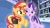 Size: 1199x675 | Tagged: artist needed, source needed, safe, screencap, starlight glimmer, sunset shimmer, pony, unicorn, equestria girls, equestria girls specials, g4, my little pony equestria girls: mirror magic, bag, cute, duo, excited, eye contact, female, glimmerbetes, grin, happy, horn, library, looking at each other, looking at someone, mare, mirror, open mouth, raised hoof, saddle bag, smiling, underhoof