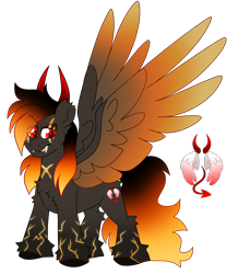 Size: 5233x6000 | Tagged: safe, artist:crazysketch101, oc, oc only, oc:ashton burnside, pegasus, pony, horns, simple background, solo, transparent background, unshorn fetlocks