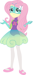Size: 2372x5341 | Tagged: safe, artist:dupontsimon, fluttershy, human, fanfic:choose your own magic ending, equestria girls, g4, my little pony equestria girls: better together, fanfic art, simple background, solo, superhero, transparent background, vector