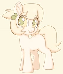 Size: 1360x1605 | Tagged: safe, artist:mushy, oc, oc only, oc:chiffon, earth pony, pony, female, filly, foal, solo