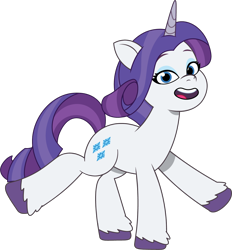 Size: 1128x1217 | Tagged: safe, artist:prixy05, rarity, pony, unicorn, g4, g5, my little pony: tell your tale, female, g4 to g5, generation leap, horn, mare, simple background, solo, transparent background, vector