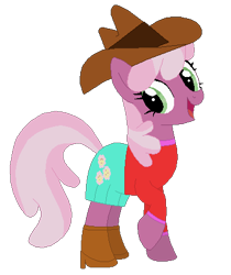 Size: 373x443 | Tagged: safe, artist:selenaede, artist:user15432, cheerilee, earth pony, pony, g4, base used, boots, clothes, costume, cowboy boots, cowboy hat, cowgirl, cowgirl outfit, dress, halloween, halloween costume, hat, high heel boots, high heels, holiday, open mouth, open smile, raised hoof, shoes, simple background, smiling, transparent background