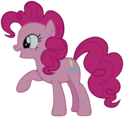 Size: 2671x2520 | Tagged: safe, edit, edited screencap, editor:homersimpson1983, screencap, pinkie pie, earth pony, g4, background removed, female, not a vector, simple background, solo, transparent background