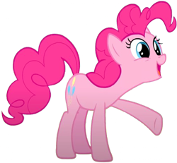 Size: 2727x2520 | Tagged: safe, edit, edited screencap, editor:homersimpson1983, screencap, pinkie pie, earth pony, g4, background removed, female, not a vector, simple background, solo, transparent background