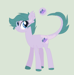 Size: 524x532 | Tagged: safe, artist:kyawolfers, oc, oc only, oc:sardonyx, dracony, hybrid, base used, green background, interspecies offspring, offspring, parent:rarity, parent:spike, parents:sparity, simple background, smiling, solo