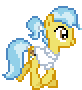 Size: 82x90 | Tagged: safe, artist:jaye, doctor fauna, earth pony, pony, g4, animated, desktop ponies, female, mare, pixel art, simple background, solo, sprite, transparent background, trotting