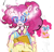 Size: 1024x983 | Tagged: safe, artist:dddddaxie998839, artist:zacatron94, pinkie pie, earth pony, pony, anthro, g4, alternate hairstyle, blue eyes, book, braces, bust, clothes, colored eyebrows, colored eyelashes, curly mane, cutie mark accessory, cutie mark hair accessory, eyebrows, eyebrows visible through hair, female, glasses, grin, hair accessory, long mane, mare, meganekko, nerd, nerd pony, ponytail, redraw, simple background, smiling, solo, stupid barbariki, sweater vest, tied mane, white background, wingding eyes