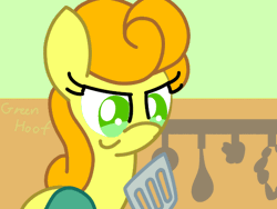 Size: 540x405 | Tagged: safe, alternate version, artist:greenhoof, carrot top, golden harvest, earth pony, pony, animated, female, gif, mare, solo, vector