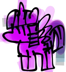 Size: 823x886 | Tagged: safe, artist:crackledbugs, twilight sparkle, alicorn, pony, colored sketch, female, mare, sketch, solo, twilight sparkle (alicorn)