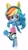 Size: 964x1692 | Tagged: safe, artist:andrew hickinbottom, rainbow dash, human, equestria girls, g4, doll, equestria girls minis, simple background, solo, toy, white background