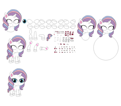 Size: 1554x1359 | Tagged: safe, artist:marybethmaria1423, potion nova, unicorn, g4, g4.5, my little pony: pony life, character builder, horn, simple background, solo, white background