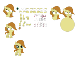 Size: 1736x1339 | Tagged: safe, artist:marybethmaria1423, caramel latte, earth pony, g4, g4.5, my little pony: pony life, character builder, simple background, solo, white background