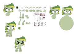 Size: 1736x1236 | Tagged: safe, quick lime, earth pony, g4.5, my little pony: pony life, character builder