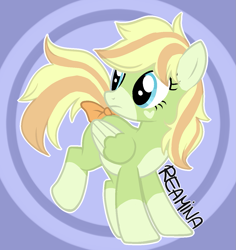 Size: 1205x1279 | Tagged: safe, artist:reamina, oc, pegasus, pony, bow, colored wings, female, mare, solo, tail, tail bow, two toned wings, wings