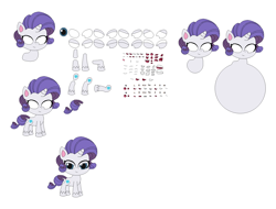Size: 1736x1316 | Tagged: safe, rarity, unicorn, g4.5, my little pony: pony life, character builder, horn