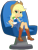 Size: 1596x2080 | Tagged: safe, edit, edited screencap, editor:jbrony, screencap, applejack, human, equestria girls, g4, my little pony equestria girls: better together, overpowered (equestria girls), applejack's hat, background removed, chair, cowboy hat, hat, little einsteins, seat, seatbelt, simple background, sitting, solo, transparent background