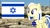 Size: 1280x720 | Tagged: safe, artist:pedro720k izzy oficial, oc, oc only, pegasus, pony, female, flag, israel, jerusalem, mare, nation ponies, ponified, solo, star of david, wings