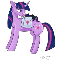 Size: 2000x2000 | Tagged: safe, artist:пшеница, derpibooru exclusive, twilight sparkle, oc, oc:nyx, alicorn, pony, unicorn, bathroom, duo, female, filly, foal, horn, looking back, mare, simple background, sleeping, transparent background, unicorn twilight