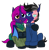 Size: 1730x1764 | Tagged: safe, artist:moonatik, oc, oc only, oc:crescent helm, oc:danger close, bat pony, pony, unicorn, bat pony oc, binoculars, burned, camouflage, chiropterra, clothes, commission, cuddling, cute, female, heterochromia, horn, male, mare, military uniform, simple background, sitting, stallion, transparent background, unicorn oc, uniform