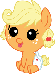 Size: 3000x4004 | Tagged: safe, artist:cloudy glow, applejack, apple family reunion, g4, baby, babyjack, cute, foal, jackabetes, simple background, solo, transparent background, vector, younger