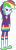 Size: 1408x4500 | Tagged: safe, artist:octosquish7260, rainbow dash, human, equestria girls, g4, clothes, female, nightgown, pajamas, pants, rainbow dash always dresses in style, rainbow dash is not amused, simple background, slippers, solo, standing, teenager, transparent background, unamused